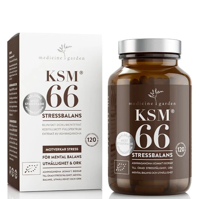 KSM-66 Ashwagandha EKO 120 kapslar