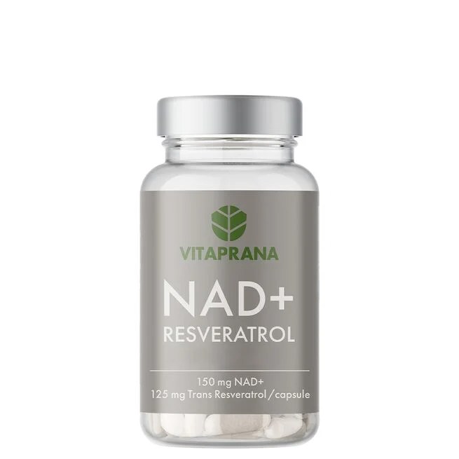 NAD+ Resveratrol 60 kapslar