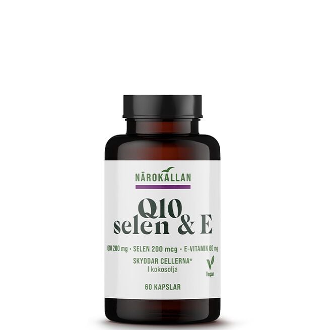 N&auml;rok&auml;llan Q10 Selen E 60 kapslar antioxidant