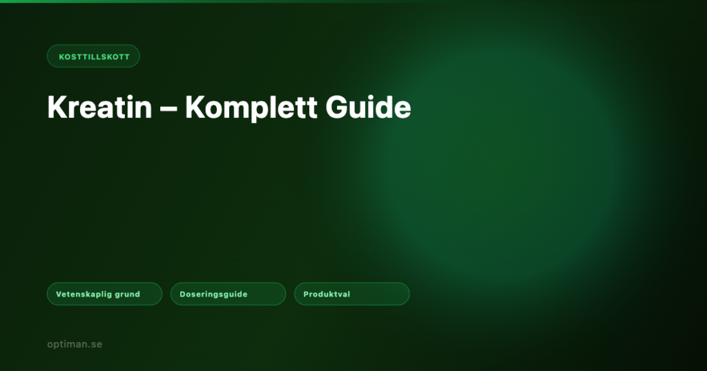 Optimans hälsoguide för män