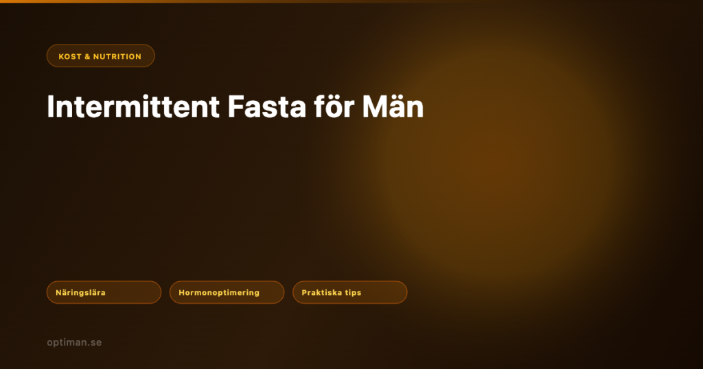 Optimans hälsoguide för män