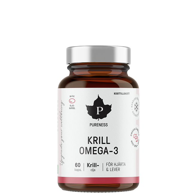 Pureness Krill Omega-3 120 kapslar krillolja fosfolipider