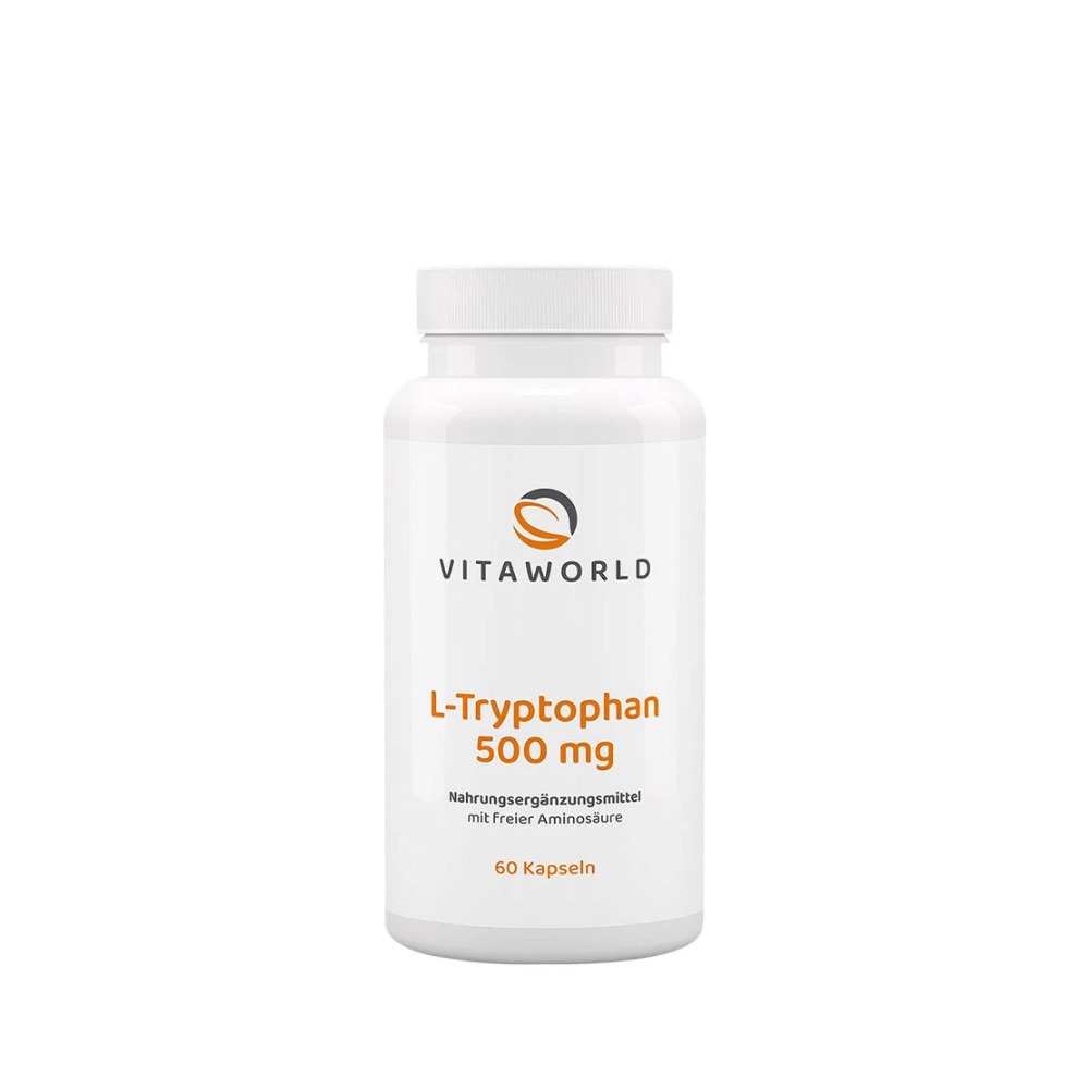 Vitaworld L-Tryptofan 500 mg 60 kapslar